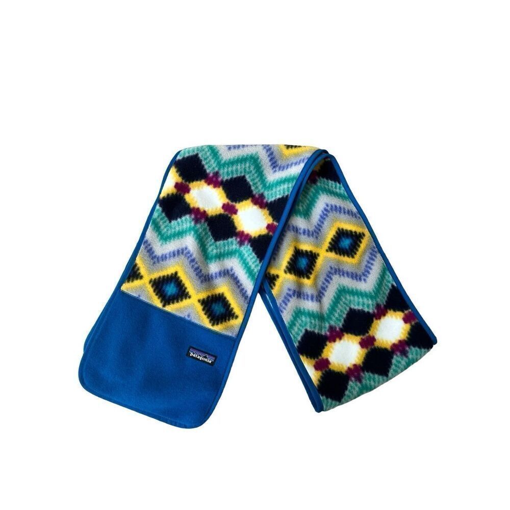 Patagonia Vintage‎ Scarf Synchilla Fleece Ski Snowboard
